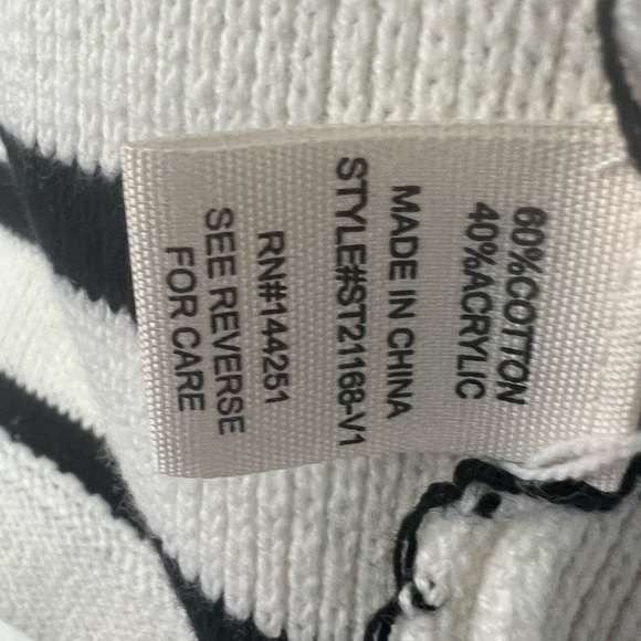 Jessica Simpson Nautical Striped Cardigan Sz L NWT - Picture 8 of 9